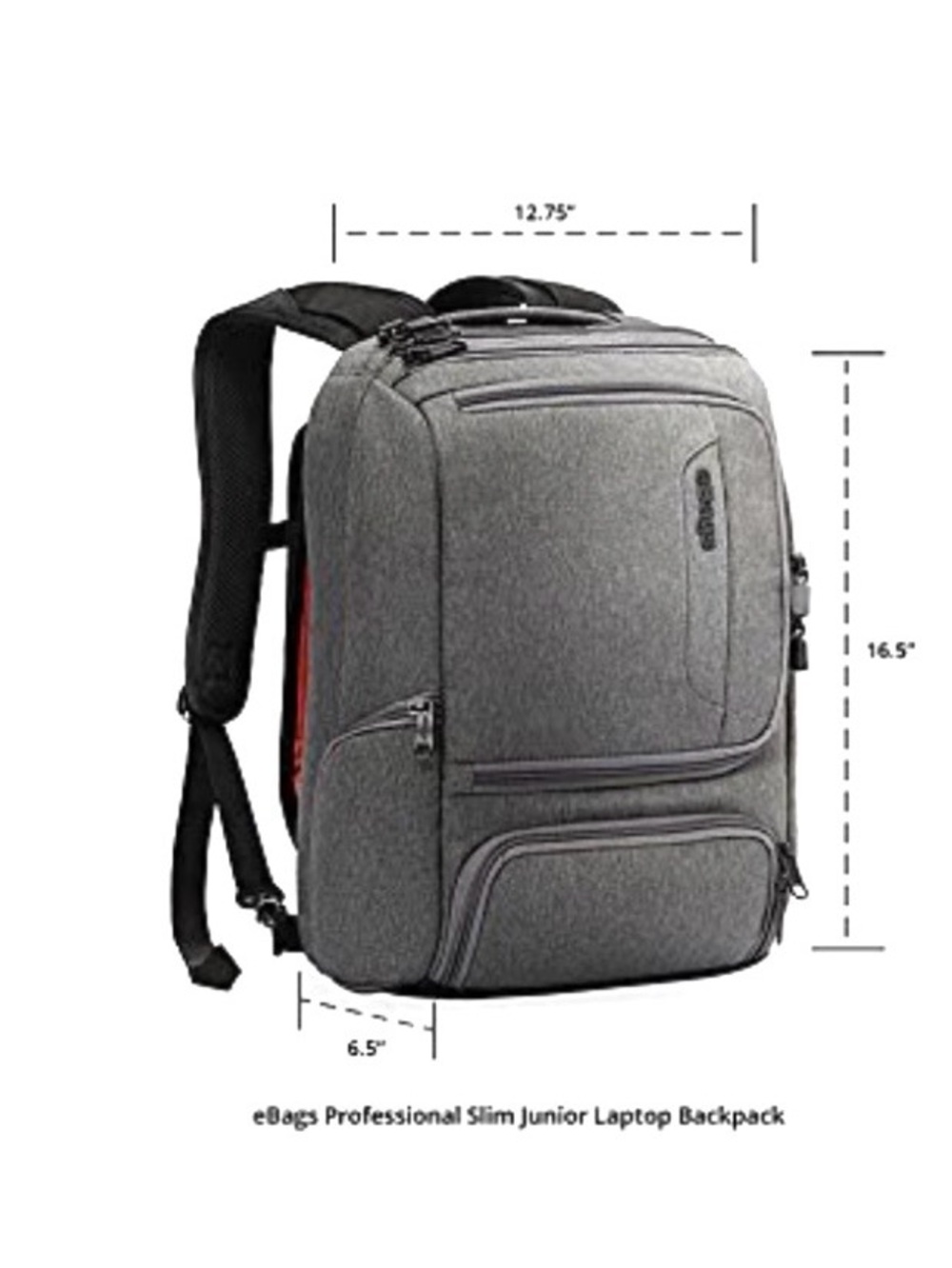 eBags Professional Slim Junior Laptop Backpack  (16.5 L )